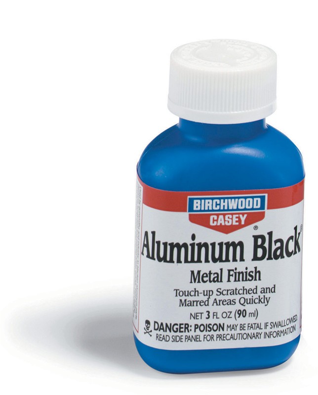 Aluminum Black® Metal Finish, BIRCHWOOD-CASEY PREPARATION & BLUEING,  BIRCHWOOD-CASEY MAINTENANCE, HUNTING SUPPLIES, EQUIPMENT AND POLICE SHOOTING